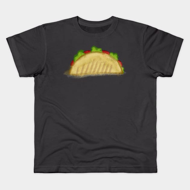 A taco never leaves you Kids T-Shirt by hierrochulo